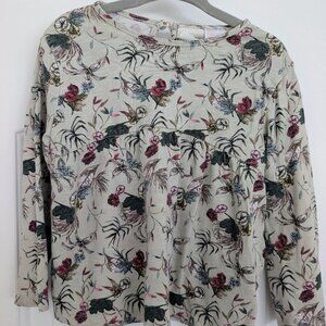 Zara Toddler Girl's Floral Shirt, Size 2-3T